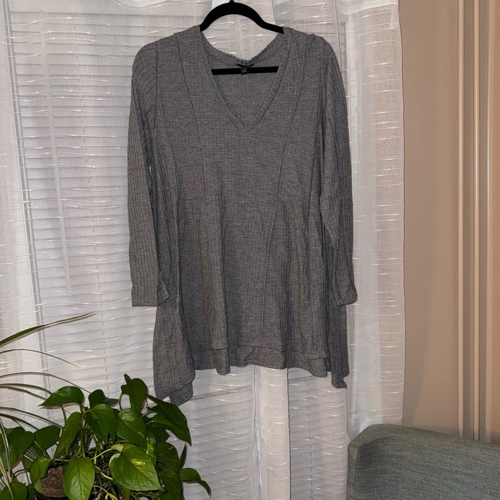 Torrid Charcoal V-Neck Tunic